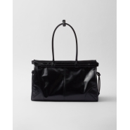 Большая кожаная сумка Prada